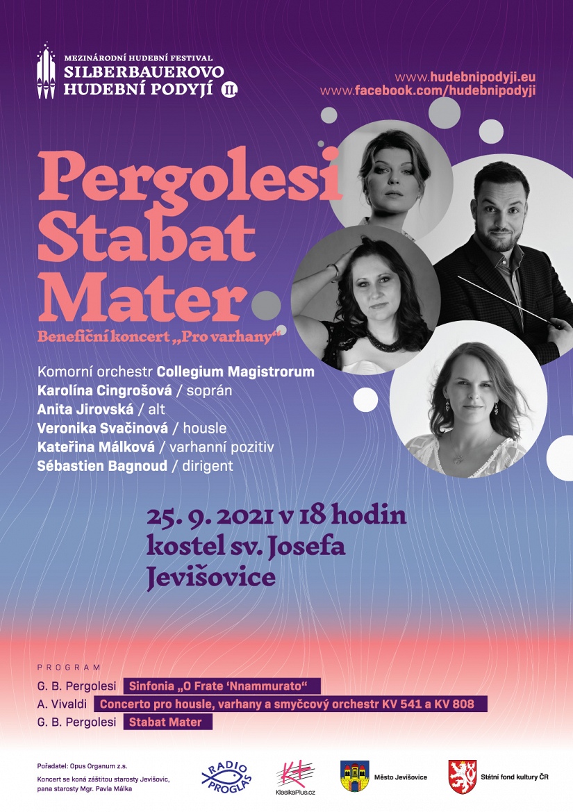 Concert: Pergolesi – Stabat Mater<br>
                                Vivaldi – organ concertos